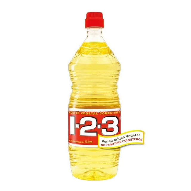 Aceite vegetal 1-2-3 1 l
